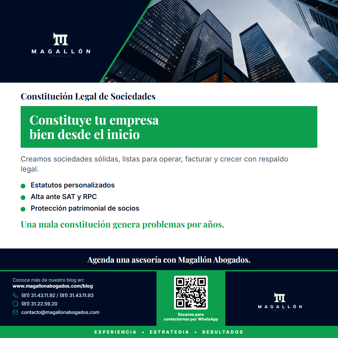 Constitución de sociedades